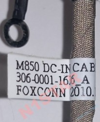 Разъем питания M850 Sony FOXCONN 306-0001-1636_A VGN-NW** серия A1732312A